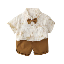 Boys Dyed Shirt With Short