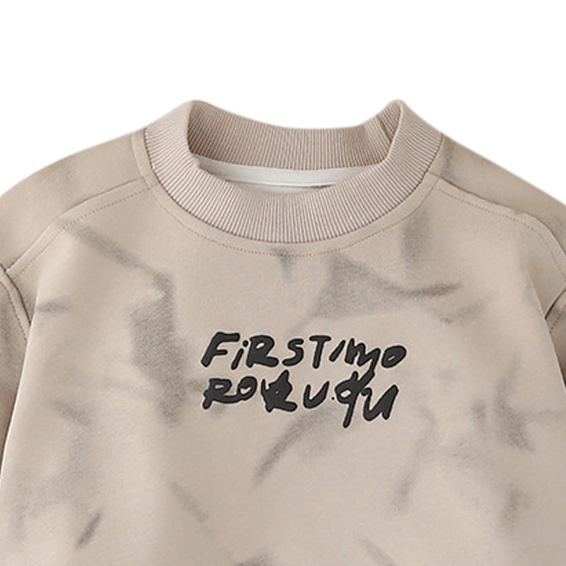 Kids Printed Sweatshirt With Trousers