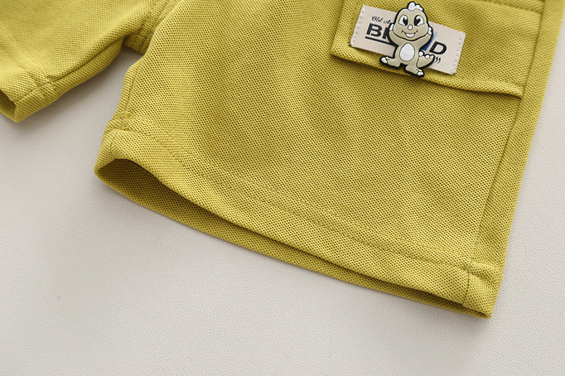 Boys Printed T-shirt with Shorts