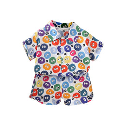 Boys Printed Pure Cotton Pure Cotton Shirt with Shorts