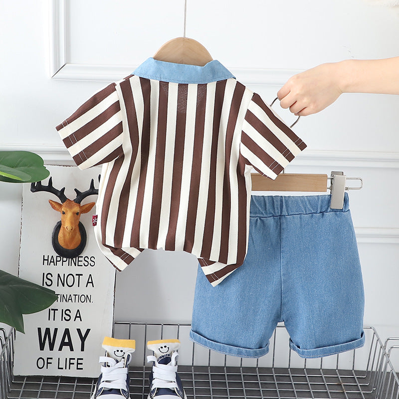 Boys Printed Shirt With Short