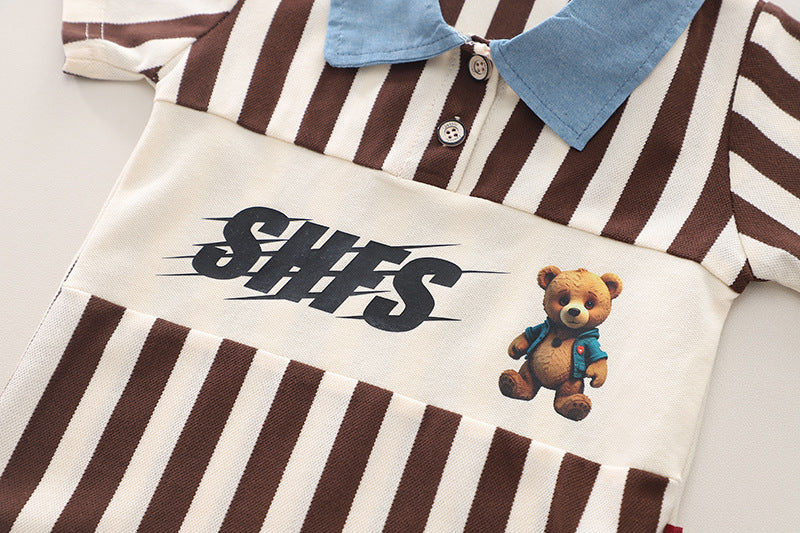 Boys Printed Shirt With Short
