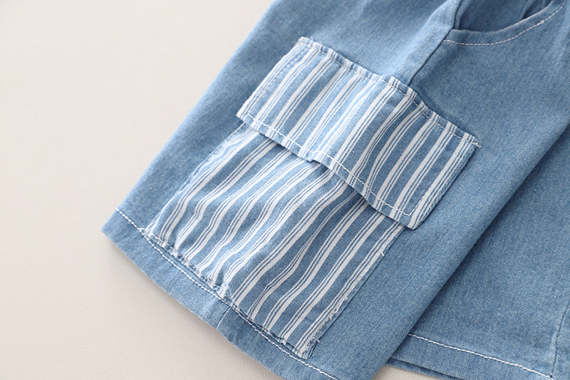 Boys Striped Shirt With Short