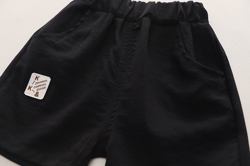 Boys Printed Pure Cotton Shirt with Shorts