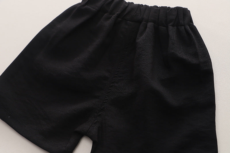 Boys Printed Pure Cotton Shirt with Shorts