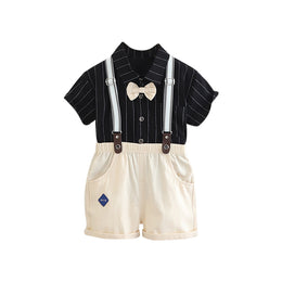 Boys Printed Pure Cotton Shirt with Shorts