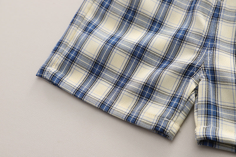 Boys Printed Pure Cotton Shirt with Shorts