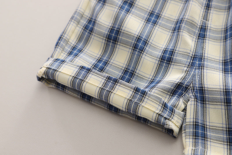 Boys Printed Pure Cotton Shirt with Shorts