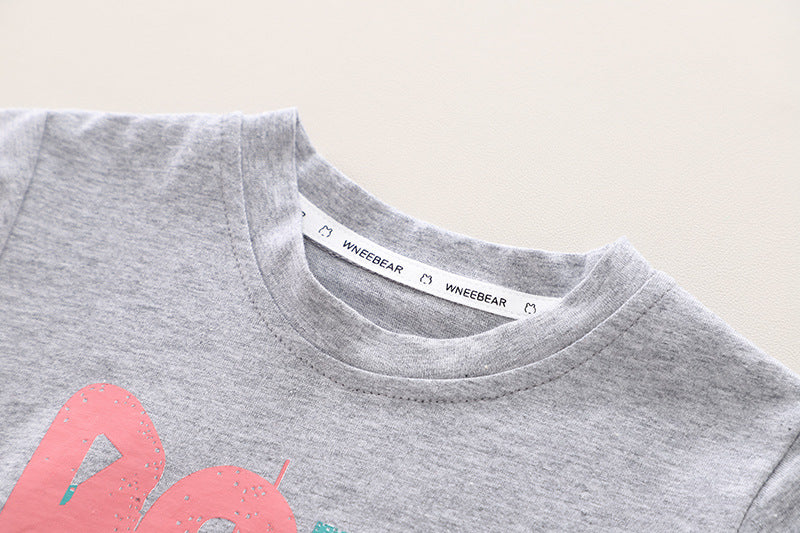 Boys Printed Pure Cotton T-shirt with Shorts