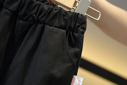 Boys Striped Shirt Collar Long Sleeves Shirt With Jogger