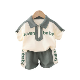 Boys Printed Pure Cotton T-shirt With Shorts