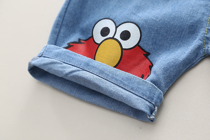 Boys Printed Pure Cotton T-shirt with Shorts