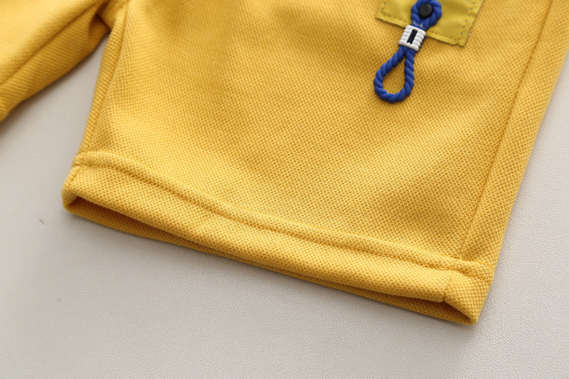 Boys Printed Pure Cotton T-shirt with Shorts