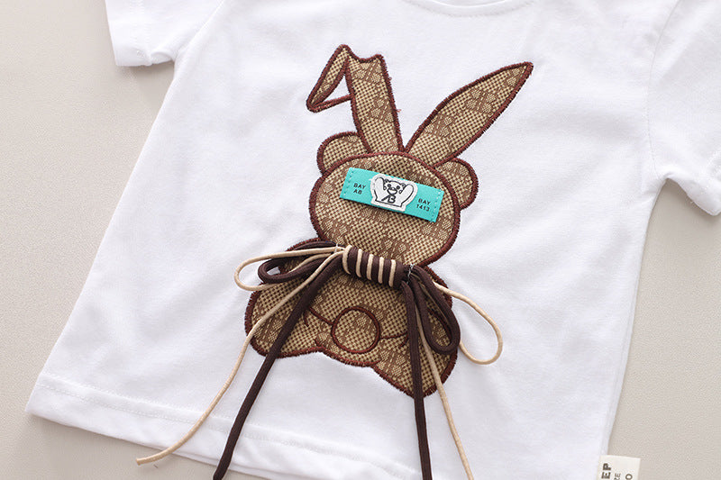 Boys Printed T-shirt with Shorts