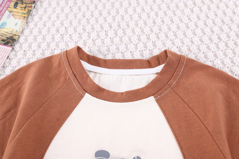 Boys Printed Pure Cotton T-shirt with Shorts