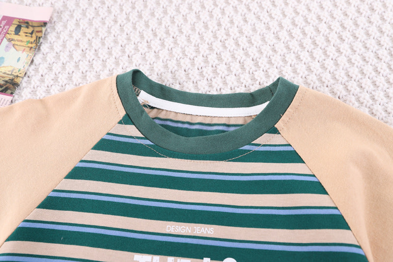 Boys Printed Pure Cotton T-shirt with Shorts