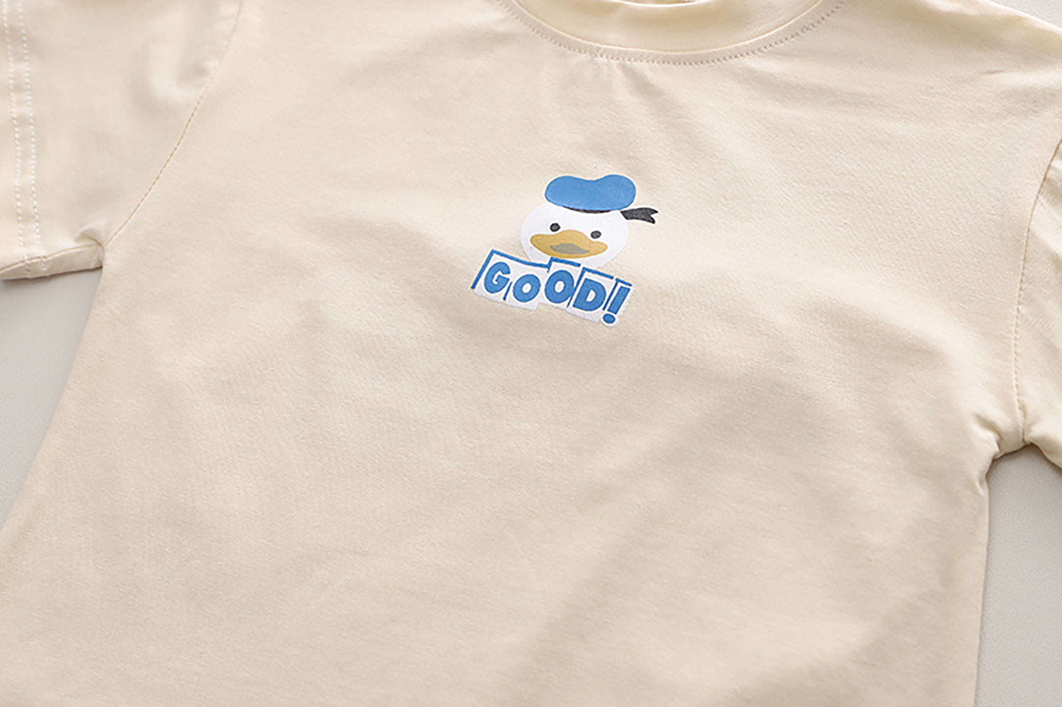 Infant Boys Printed Pure Cotton T-shirt With Shorts