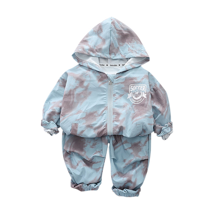 Boys Hooded Dyed Top with Pyjamas