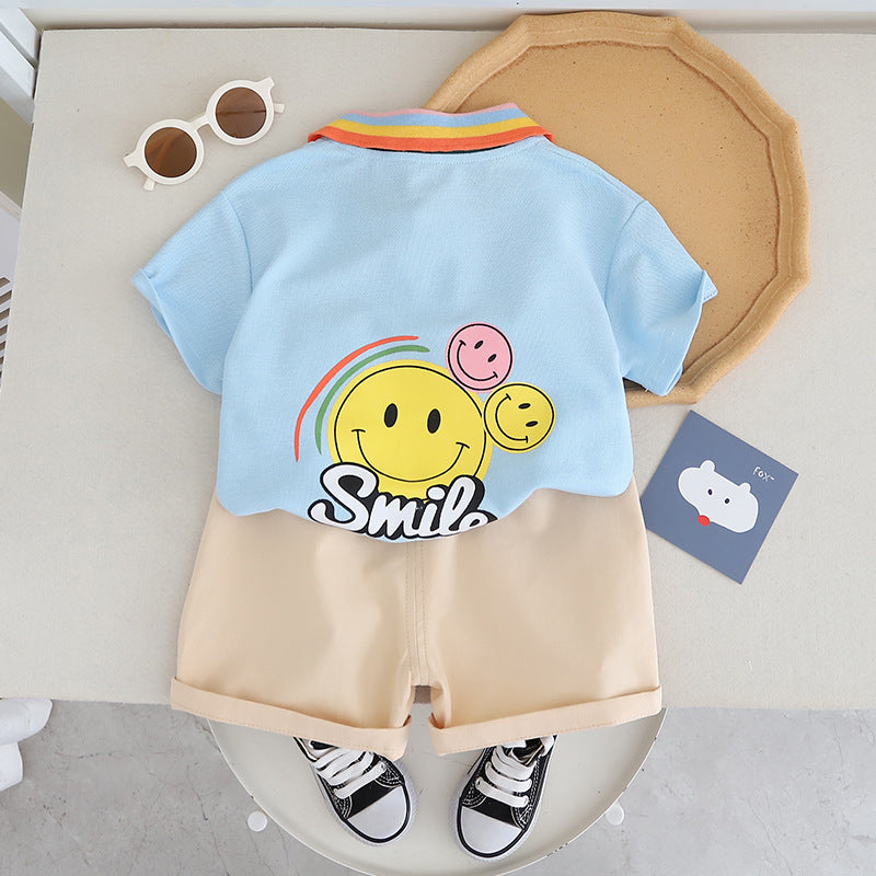 Boys Printed T-shirt With Short