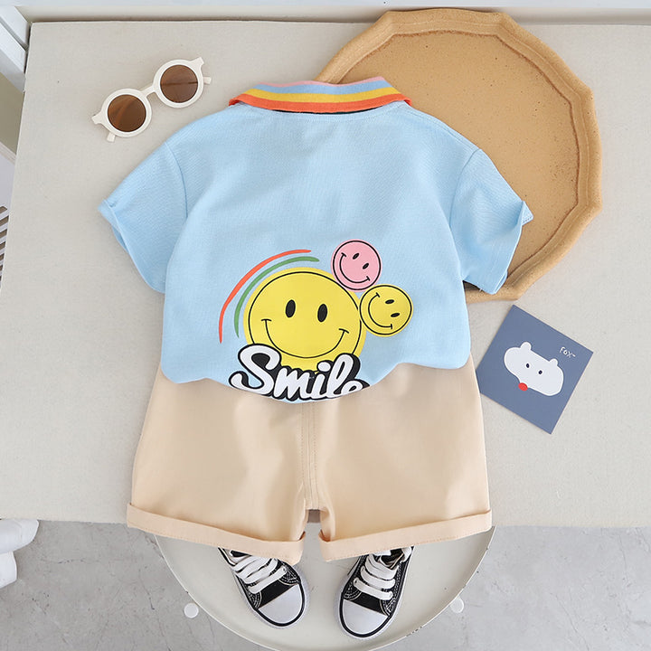 Boys Printed T-shirt With Short
