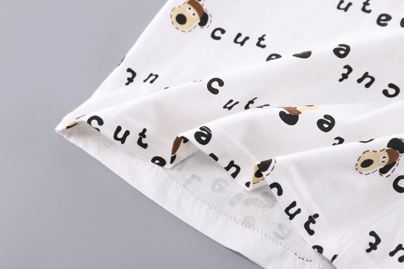Boys Printed T-shirt with Shorts