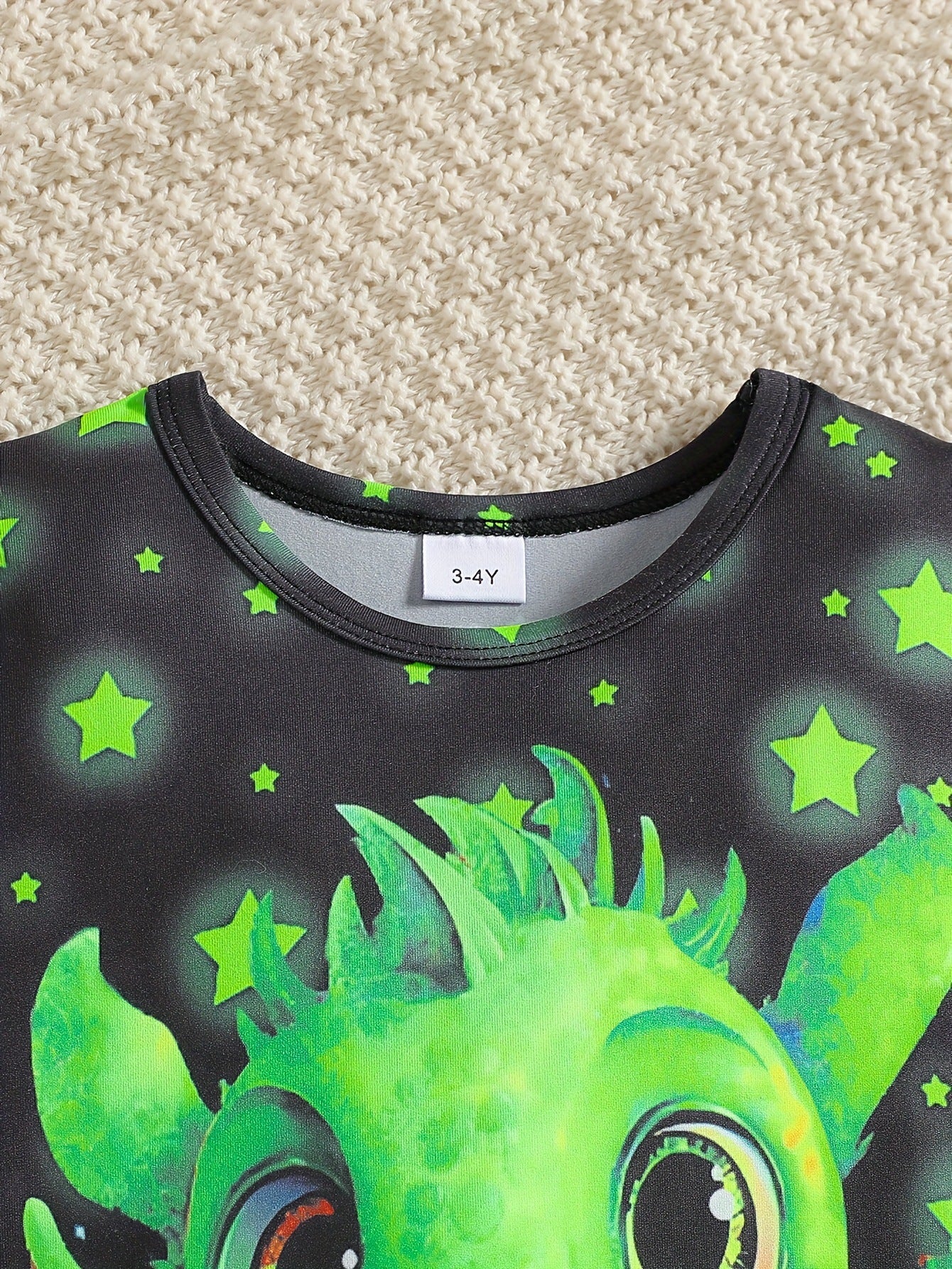 Boys Printed T-shirt with Shorts