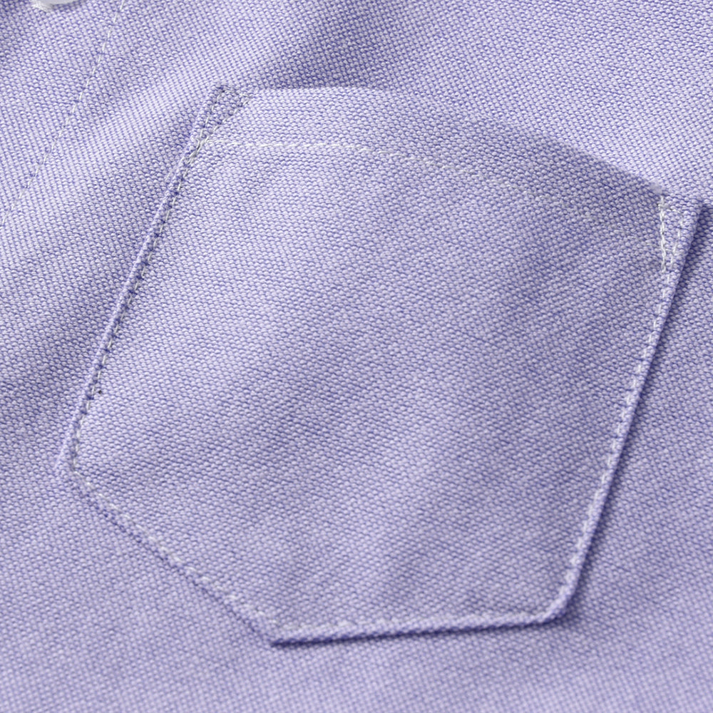 Unisex Kids Solid Band Collar Casual Shirt