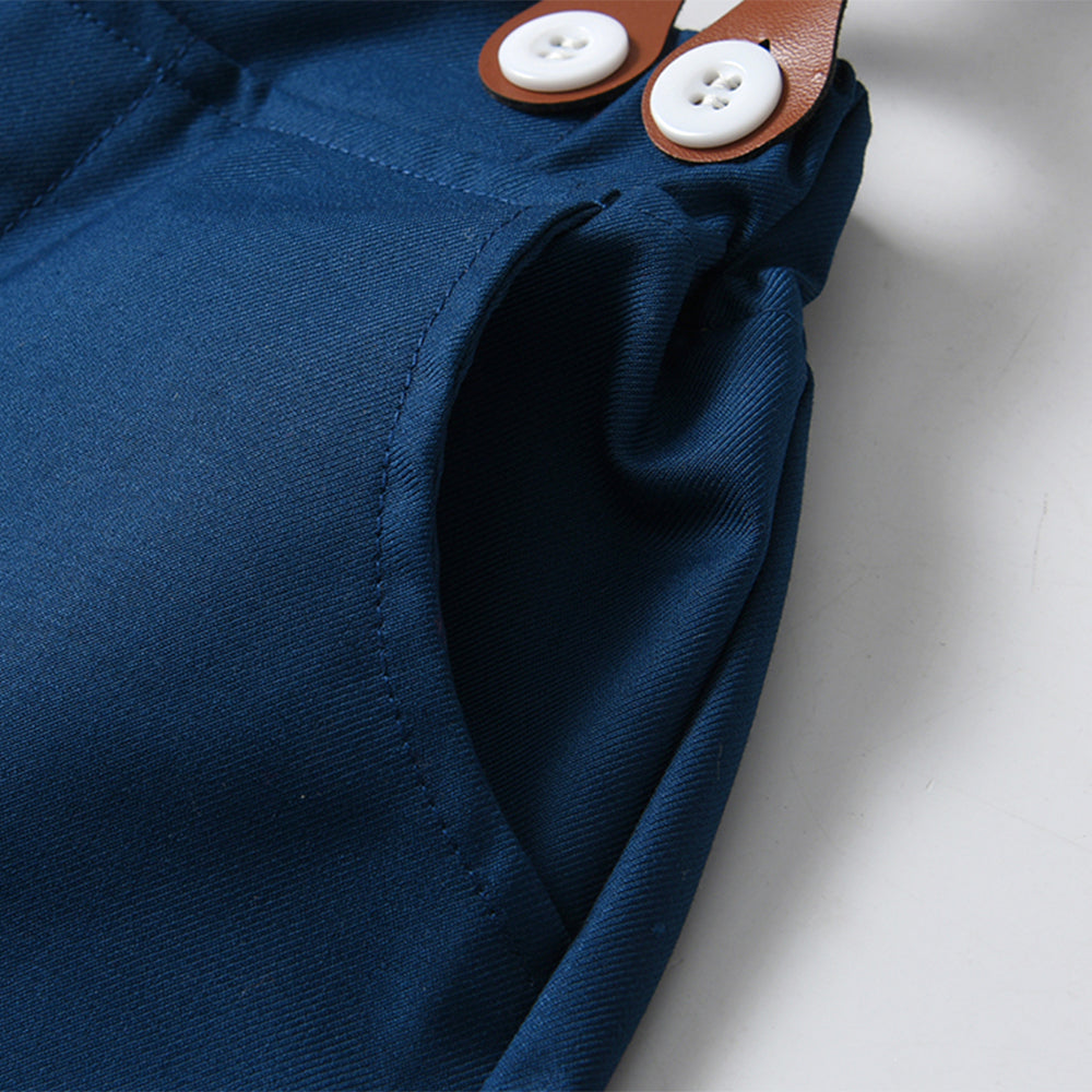 Boys Blue & Green Shirt with Shorts