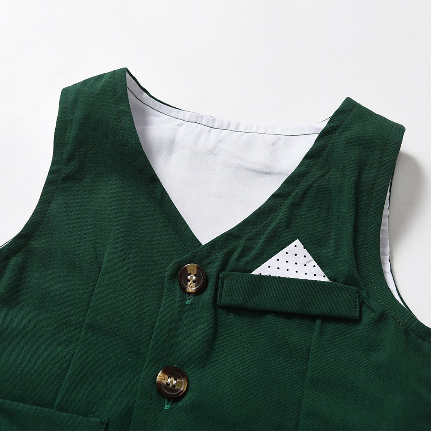Boys Printed Long Sleeves Shirt & Trouser & Waistcoat & Bow Tie