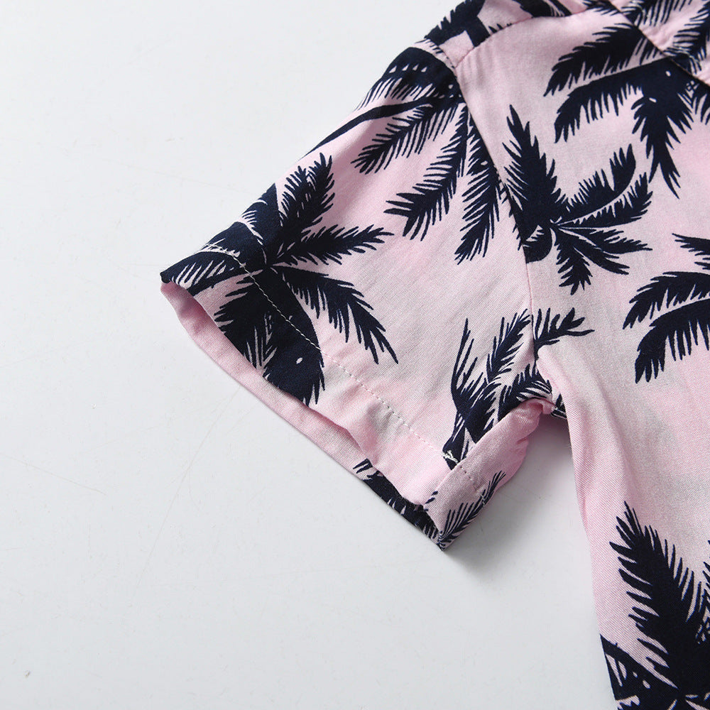 Boys Printed Shirt With Shorts