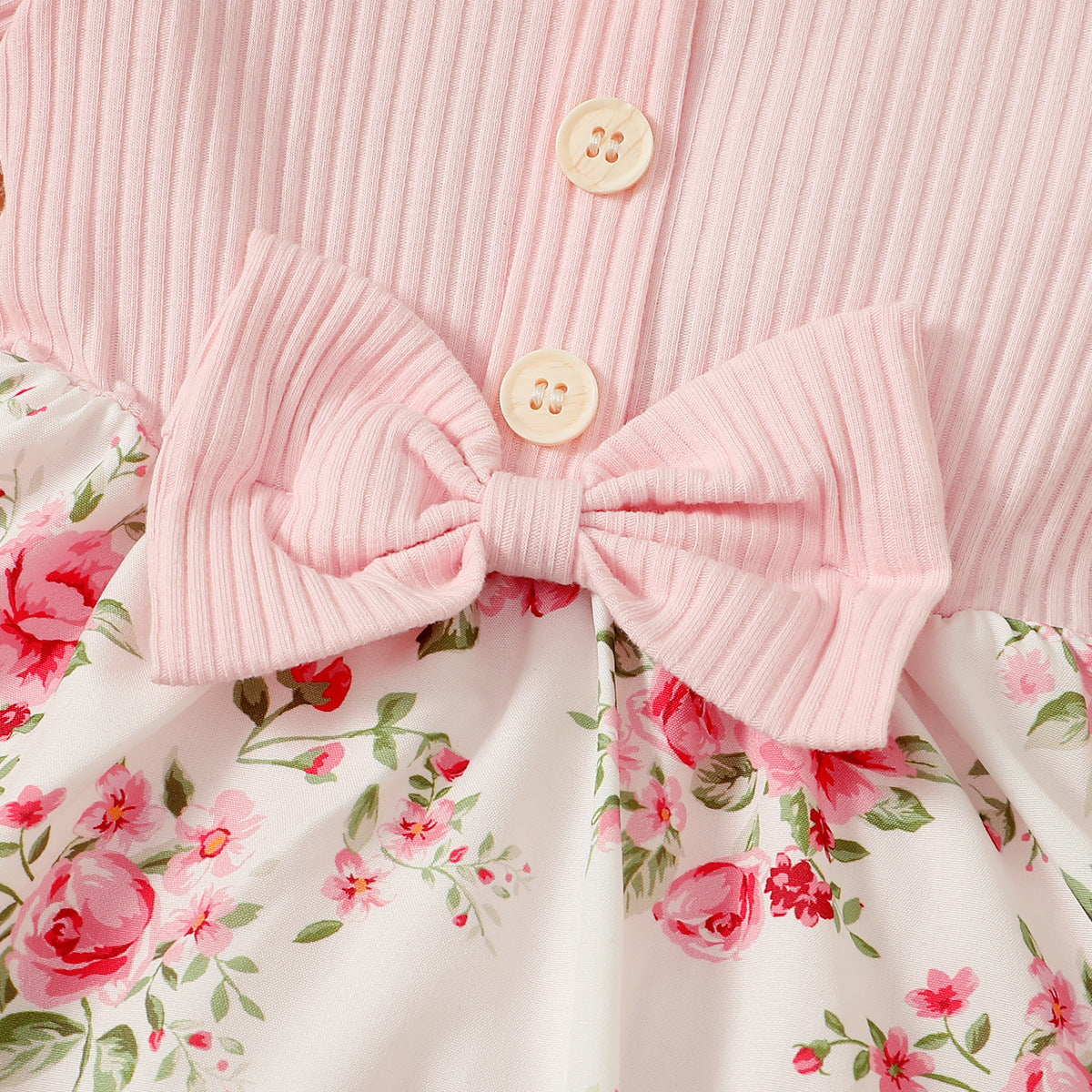 Infants Girls Printed Bodysuit