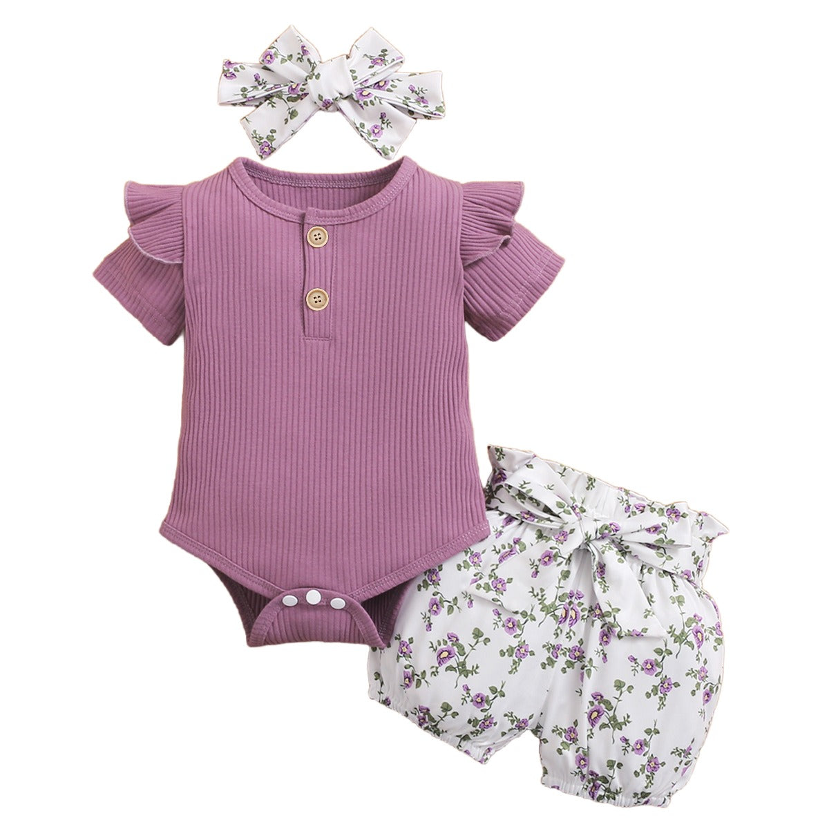 Girls Pure Cotton Top and Shorts