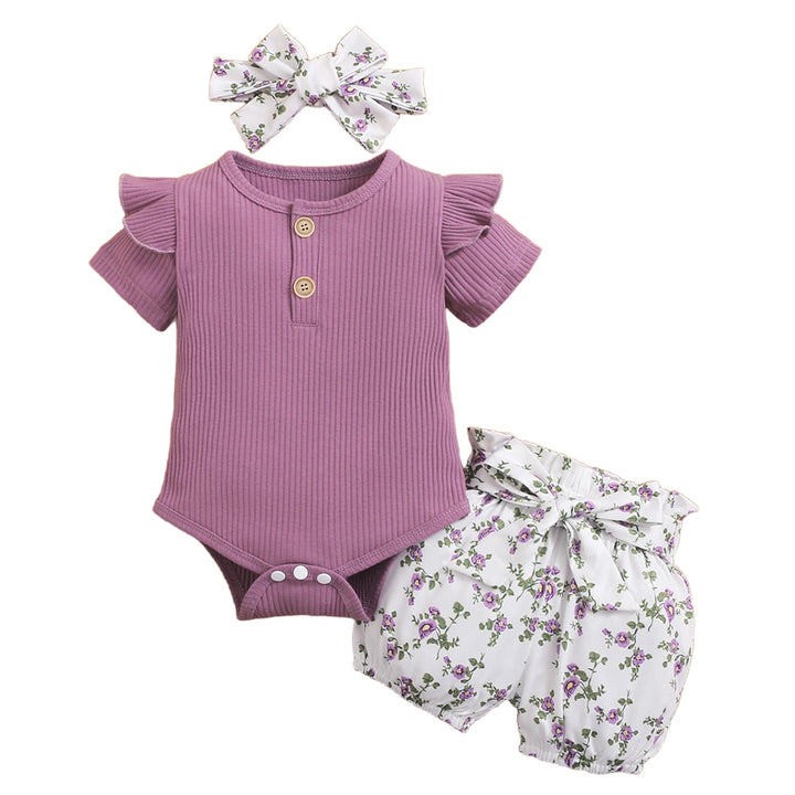 Girls Pure Cotton Top and Shorts