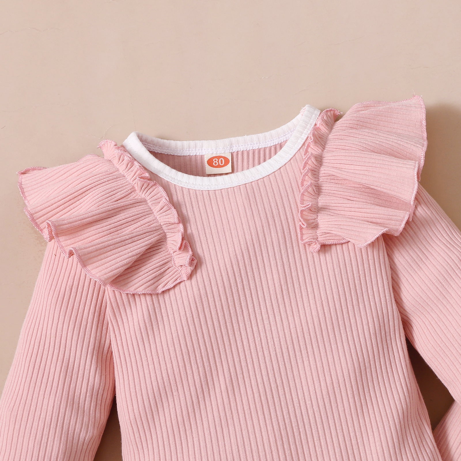 Girls Striped Round Neck Pure Cotton Top With Pyjama