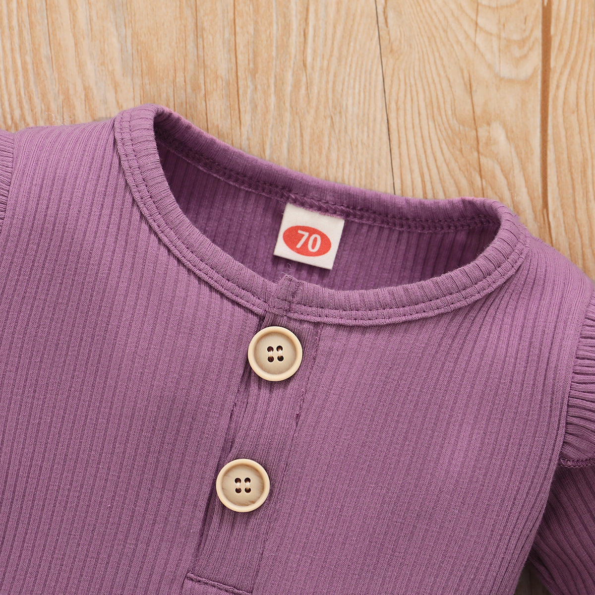 Girls Purple & White Striped Top with Pyjamas