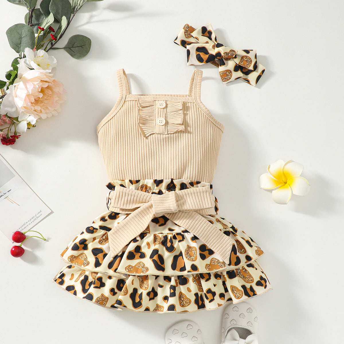 Girls Top & Skirt