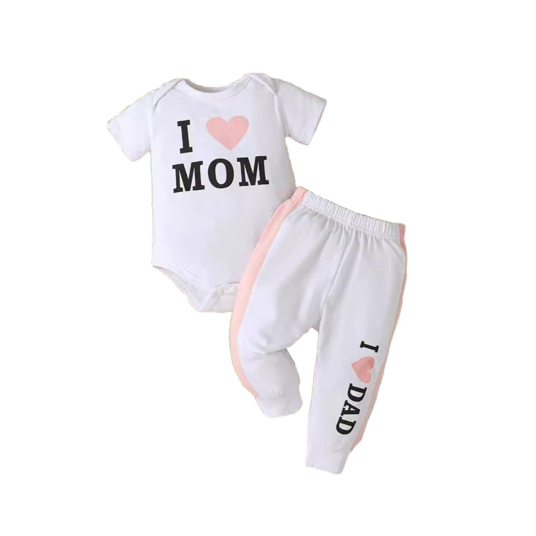 Girls Printed Pure Cotton T-shirt With Trousers