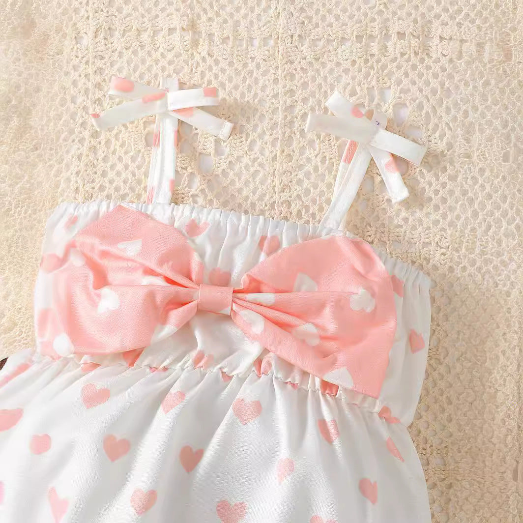 Infants Girls Printed Cotton Bodysuit