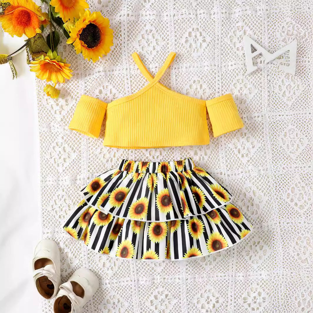 Girls Top with Skirt