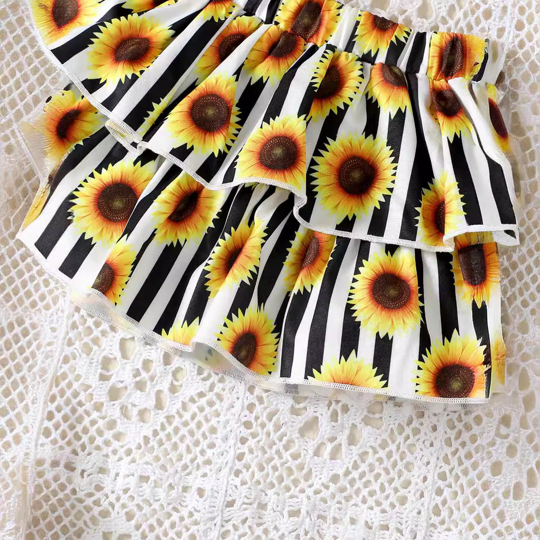 Girls Top with Skirt