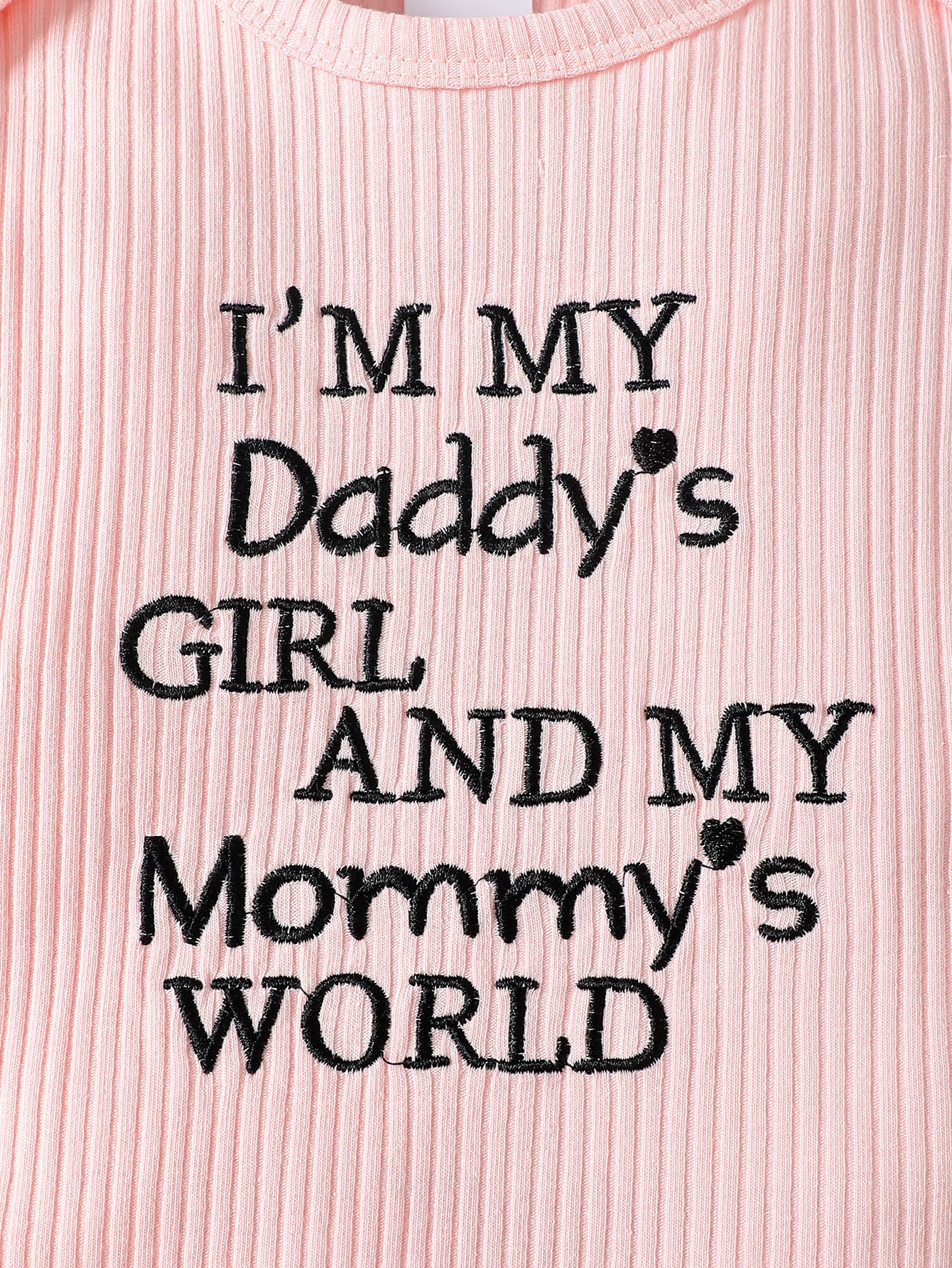 Girls Typography Printed Top with Skirt