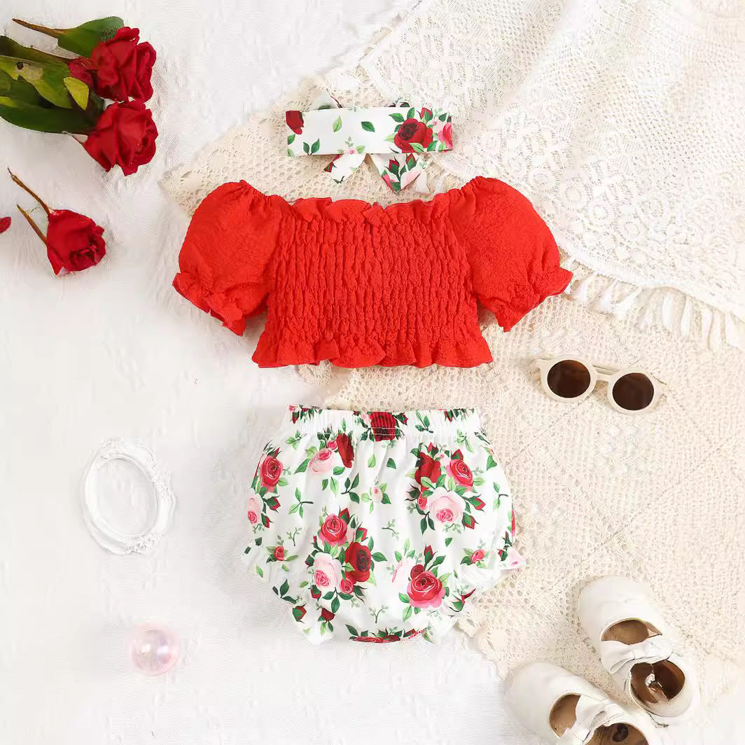 Girls Top With Shorts