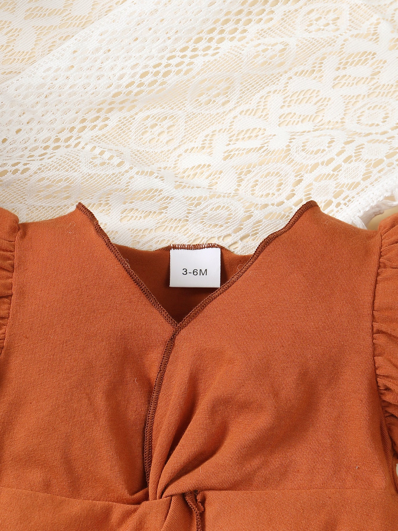 Girls Solid Top and Trousers Set
