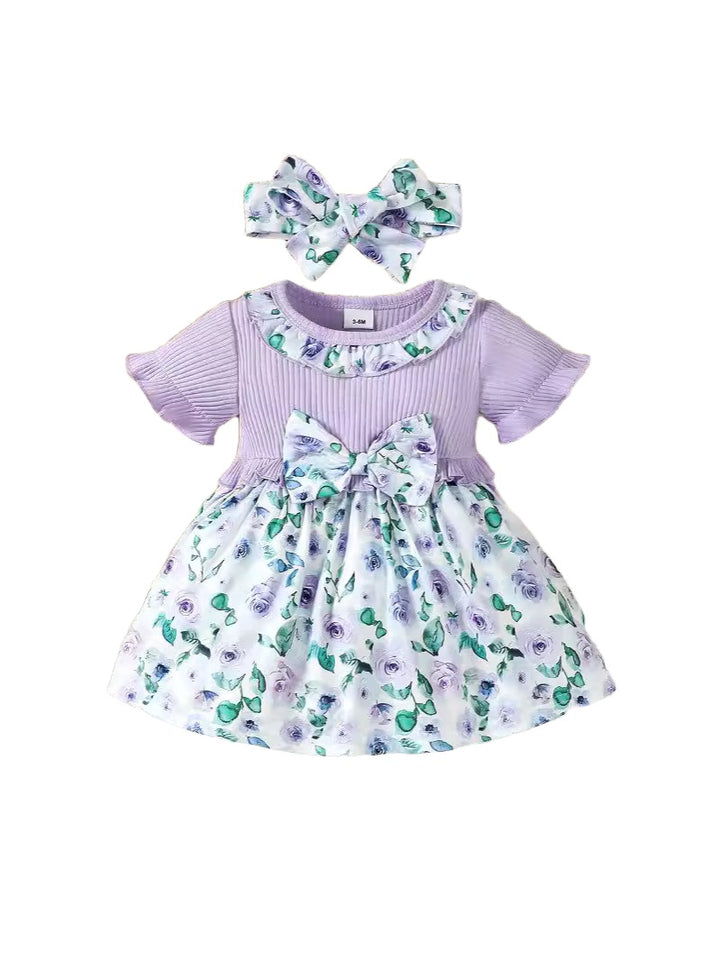 Floral Print Fit & Flare Dress