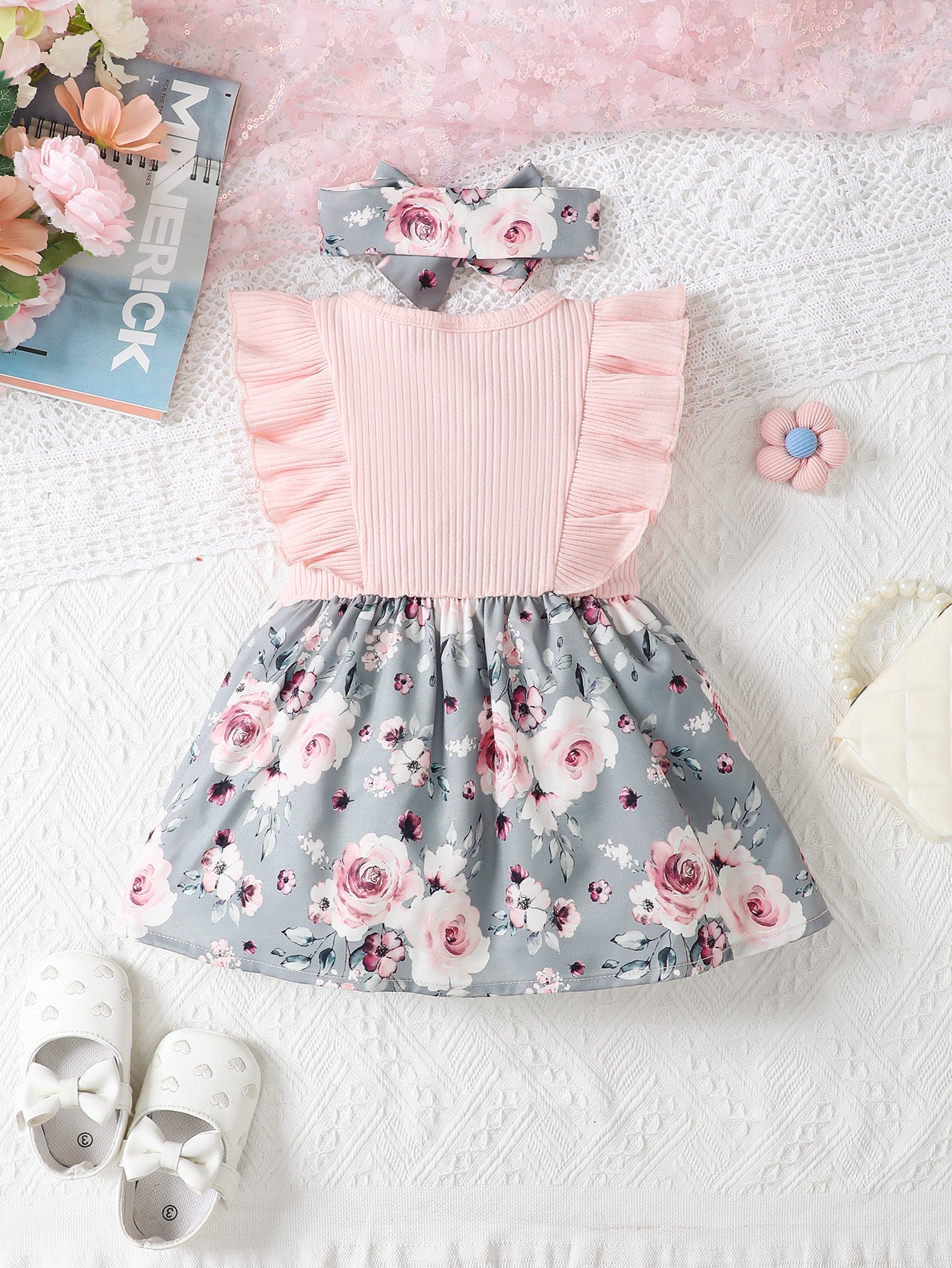 Floral Print Fit & Flare Dress