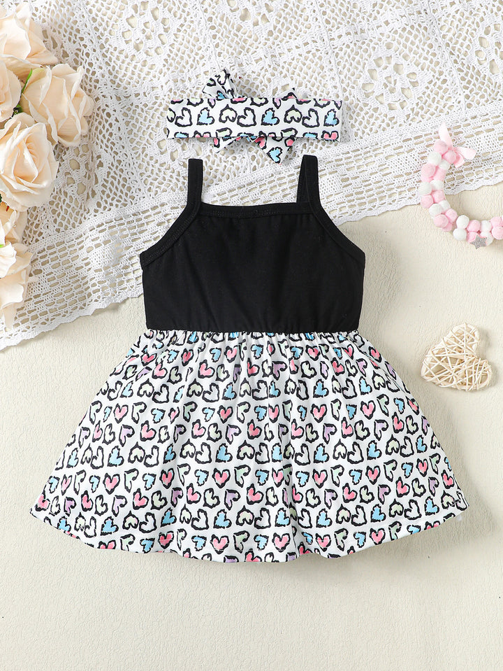 Printred Cotton Fit & Flare Dress