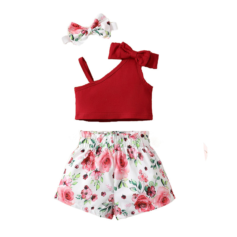 Girls Pure Cotton Top with Shorts
