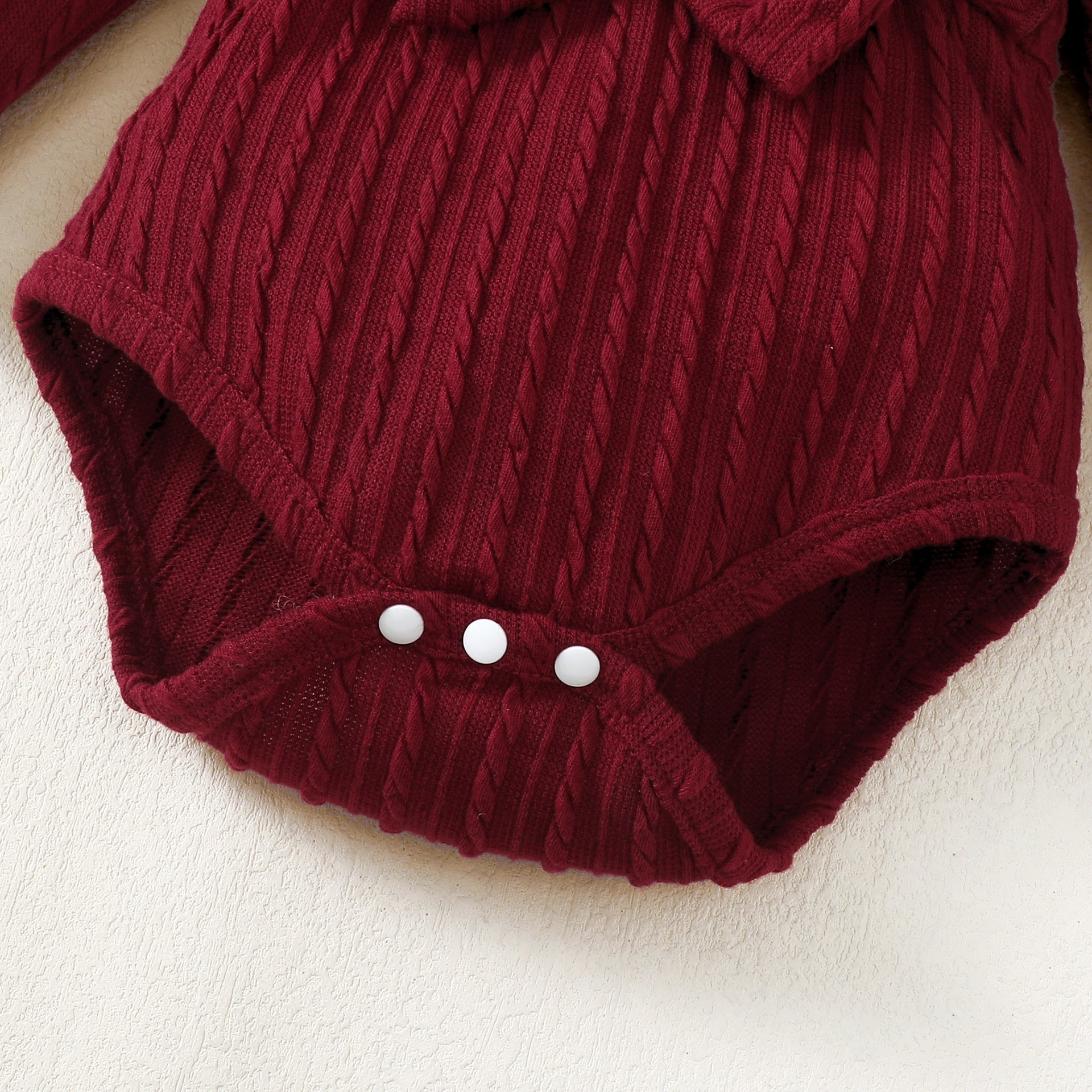 Infant Girls Maroon Leotard with Pyjamas