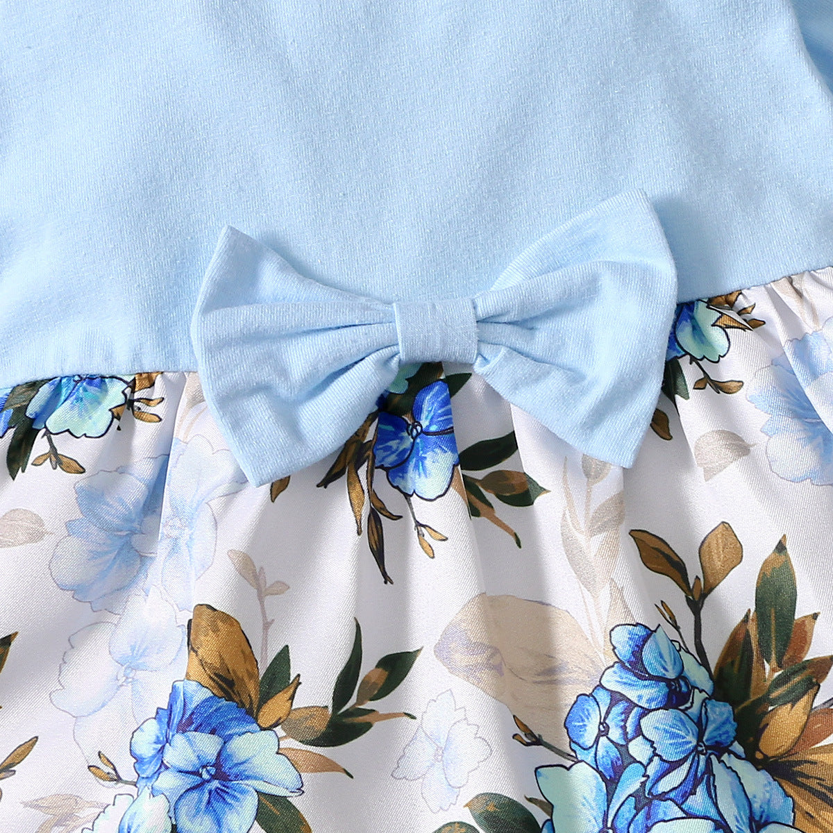 Girls Printed Pure Cotton Top With Legging