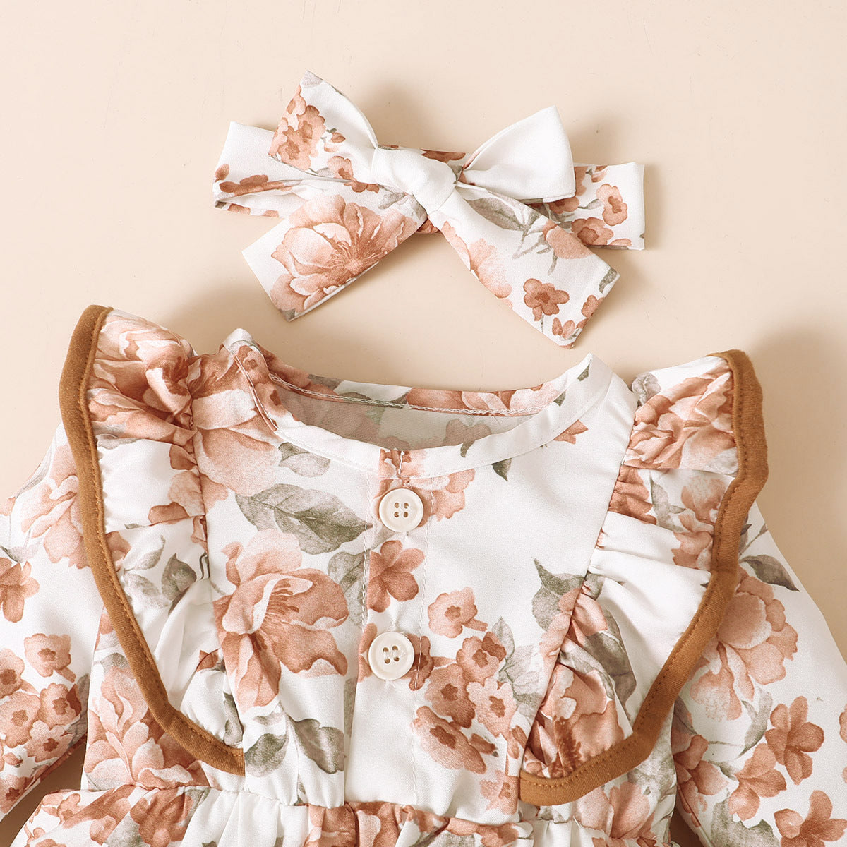 Girls Printed Top with Trousers